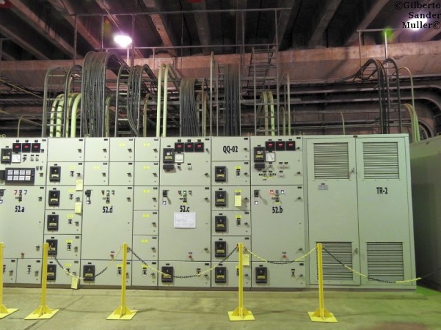 Itaipu quadros de distribuição de energia elétrica
