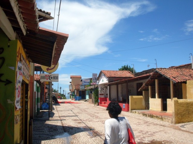Broadway, a rua central e di comércio de Canoa Quebrada - Ceará