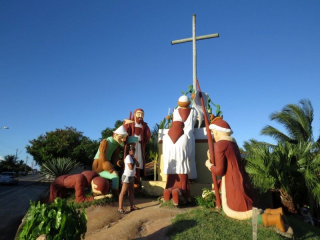 Monumento comemorativo à primeira missa no Brasil