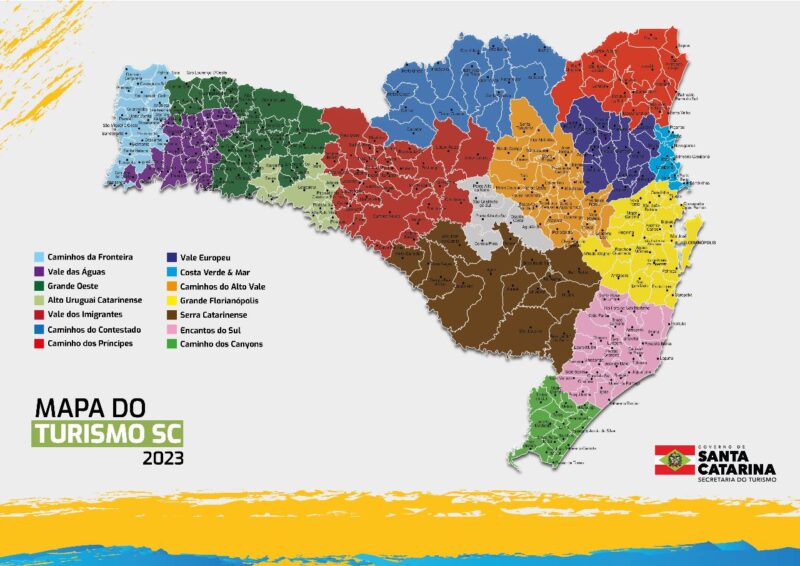 Santa Catarina tem atrativos em todas as regiões e ampliou os municípios turísticos